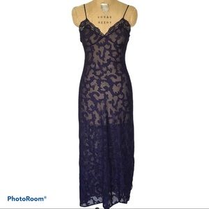 Victoria Secret Vintage Lace Maxi Slip Night Gown